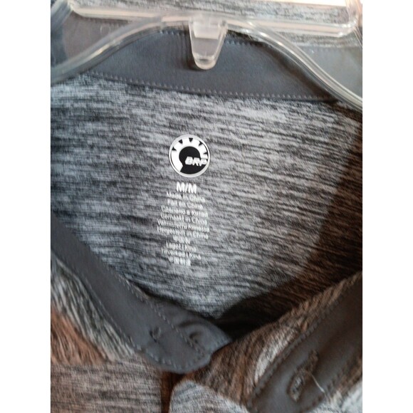 Ski-doo Men’s Medium Grey Short Sleeve Polyester / Spandex Polo Casual Shirt New - Picture 2 of 6